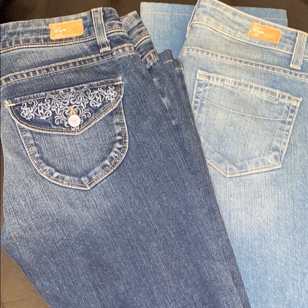 PAIGE denim!!! 2 pairs of jeans! Size 26